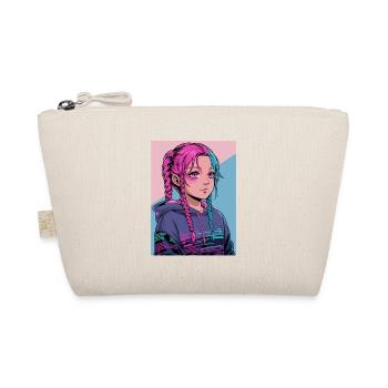 Anime Woman - Organic Pouch - nature - Front