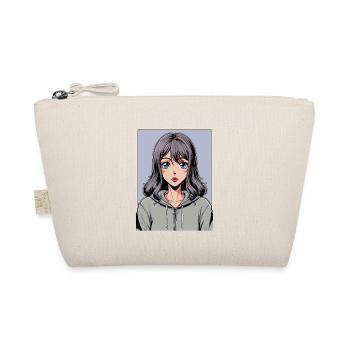 Anime Woman - Organic Pouch - nature - Front
