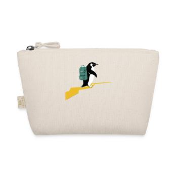 Pingouin randonneur avec sac à dos Randonneur de randonnée - Trousse biologique - nature - Devant