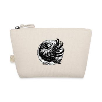 mystical halloween raven crow crows magic occult - Organic Pouch - nature - Front