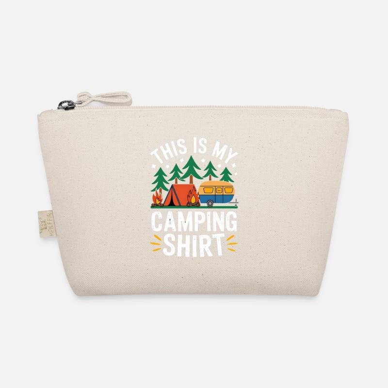 Camping Adventure Funny Camping Design Organic Pouch