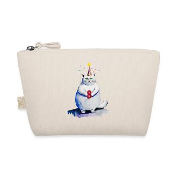 Cool Fat White Cat fête ses 8 enfants - Trousse biologique - nature - Devant
