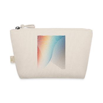 abstract geometric pattern spiral wave - Organic Pouch - nature - Front