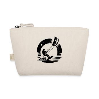 Kitesurfen Kitesurfer Kiteboard - Bio-Täschchen - Natur - Vorne