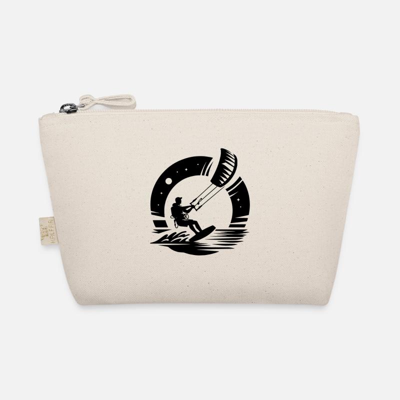 Kitesurfen Kitesurfer Kiteboard Bio-Täschchen