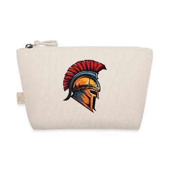 Spartan Warrior Sparta Helmet - Organic Pouch - nature - Front