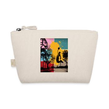 Basket-ball basketteur basketteur Fan Vintage Rétro - Trousse biologique - nature - Devant