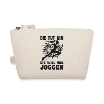 Runner who doesn't do anything, she just wants to , jogger - Organic Pouch - nature - Front