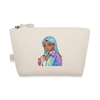 Anime Woman - Organic Pouch - nature - Front