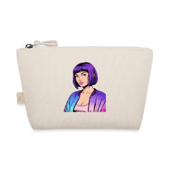 Anime Woman - Organic Pouch - nature - Front