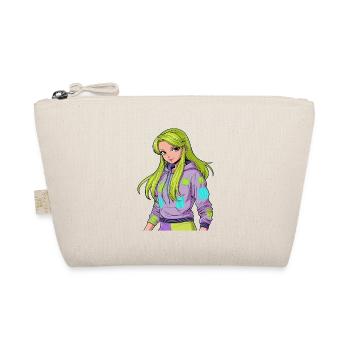 Anime Woman - Organic Pouch - nature - Front
