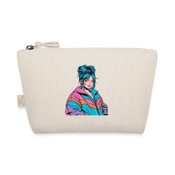 Anime Woman - Organic Pouch - nature - Front