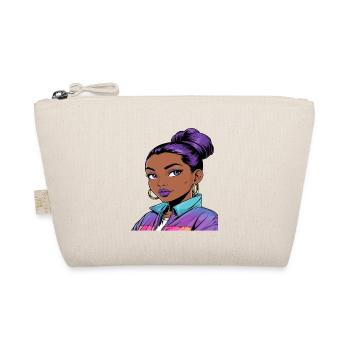 Anime Woman - Organic Pouch - nature - Front