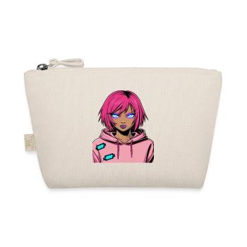 Anime Woman - Organic Pouch - nature - Front