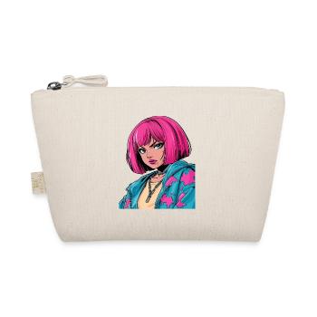Anime Woman - Organic Pouch - nature - Front