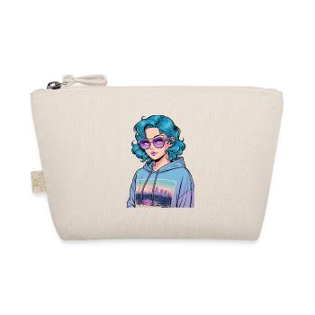 Anime Woman - Organic Pouch - nature - Front