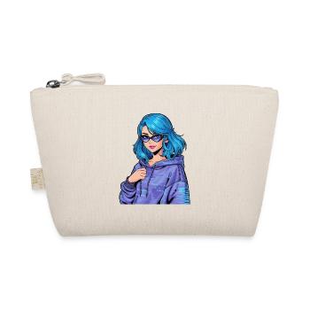 Anime Woman - Organic Pouch - nature - Front