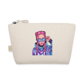 Anime Woman - Organic Pouch - nature - Front