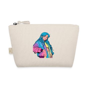Anime Woman - Organic Pouch - nature - Front
