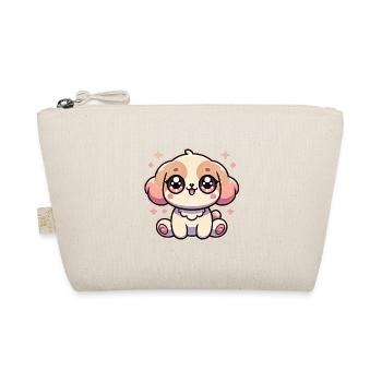 Super Cute Kawaii Baby Dog - Bio-Täschchen - Natur - Vorne