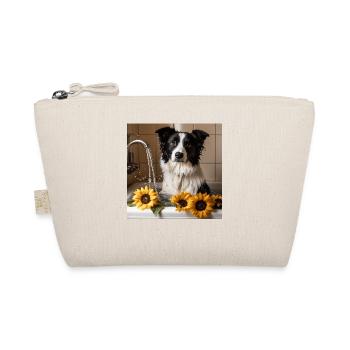 Border Collie - Bio-Täschchen - Natur - Vorne