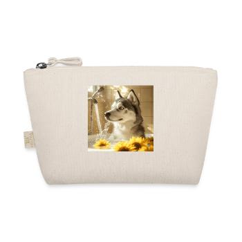 Sibirischer Husky - Bio-Täschchen - Natur - Vorne