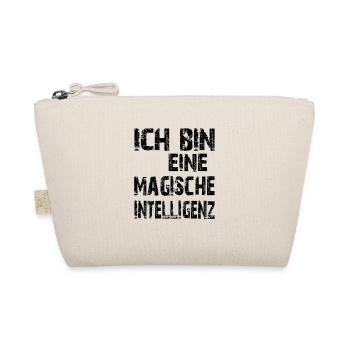 KI Spruch Ich bin eine magische Intelligenz - Bio-Täschchen - Natur - Vorne
