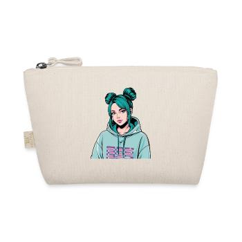 Anime Woman - Organic Pouch - nature - Front