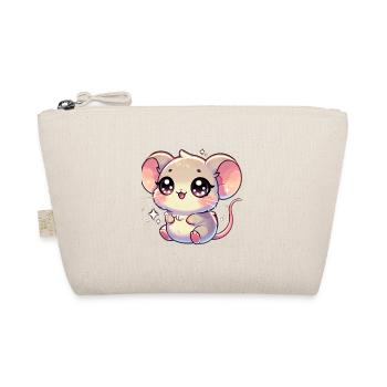 Super Cute Kawaii Baby Mouse - Bio-Täschchen - Natur - Vorne
