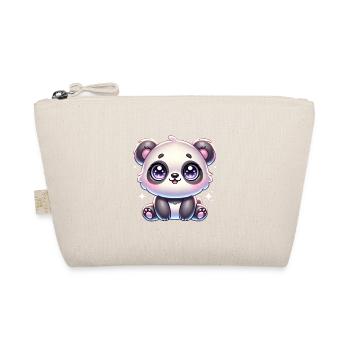 Super Cute Kawaii Baby Panda - Bio-Täschchen - Natur - Vorne