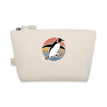 Pingouin rapide dans un style rétro - Trousse biologique - nature - Devant