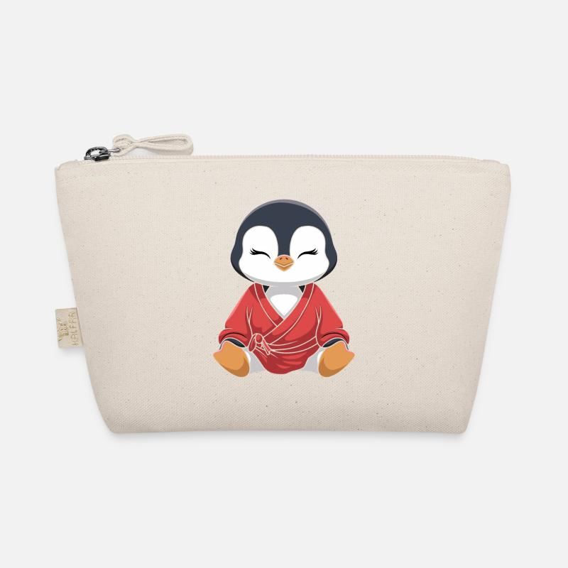 Meditierender Pinguin Im Kimono Bio-Täschchen