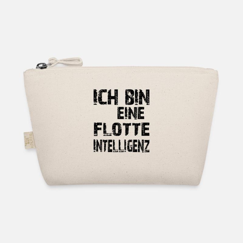 KI Spruch Ich bin eine flotte Intelligenz Bio-Täschchen