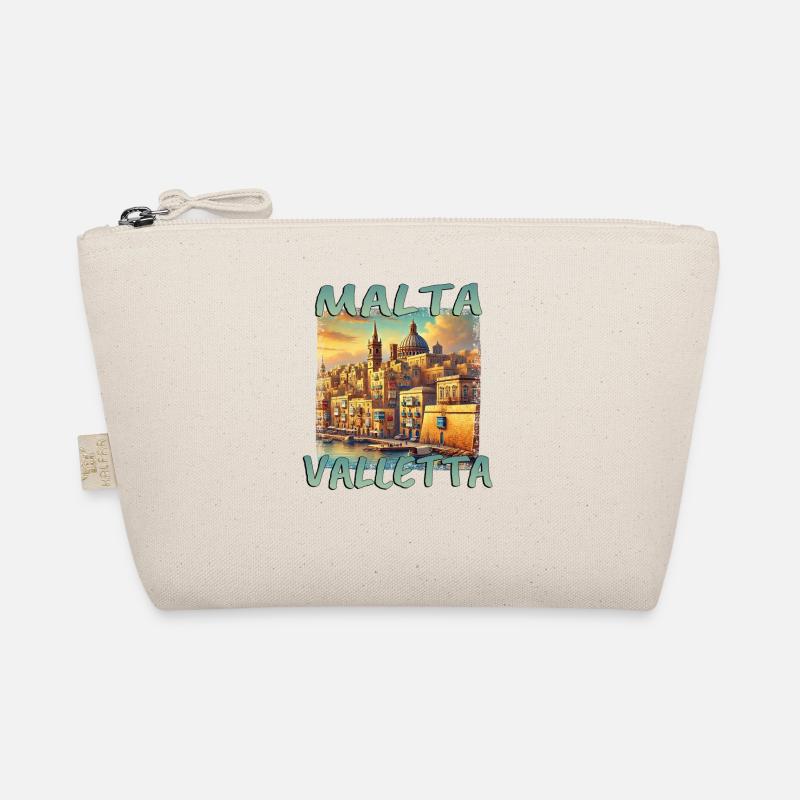 Malta Valletta Island Holidays Mediterranean Sea Organic Pouch