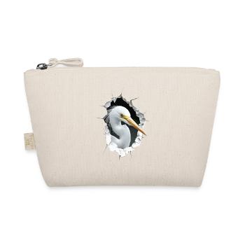 Reiher Vogel - Bio-Täschchen - Natur - Vorne