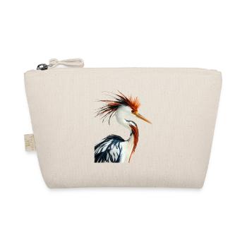 Reiher Vogel - Bio-Täschchen - Natur - Vorne