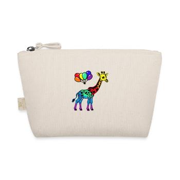LGBT Gay Pride Girafe Girafe Ballons - Trousse biologique - nature - Devant