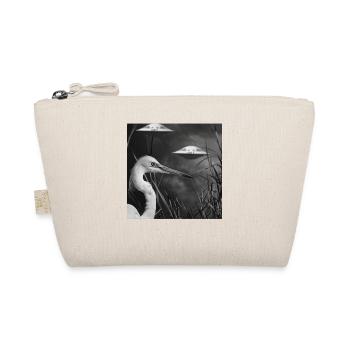 Reiher Vogel - Bio-Täschchen - Natur - Vorne