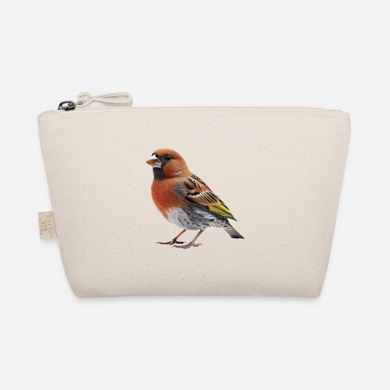 Finch Bird - Bio-Täschchen - Natur