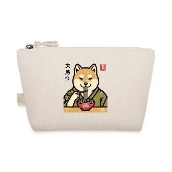 Ramen Noodles Japanese Streetwear Ukiyo-E - Organic Pouch - nature - Front