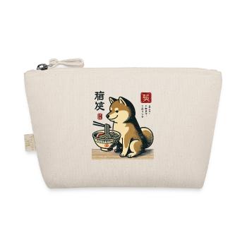 Ramen Noodles Streetwear Ukiyo-E Anime Chien - Trousse biologique - nature - Devant
