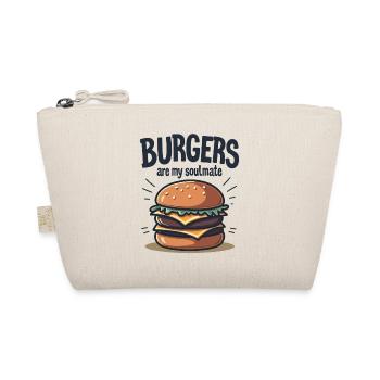Burgers are my Soulmate Hamburger Fast Food - Organic Pouch - nature - Front