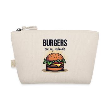 Burgers are my Soulmate Hamburger Fast Food - Organic Pouch - nature - Front