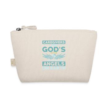 Caregivers Are God's Way Of Putting Angels On Eart - Organic Pouch - nature - Front
