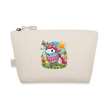 Easter Happy Easter Easter Bunny Easter Egg Spring - Organic Pouch - nature - Front