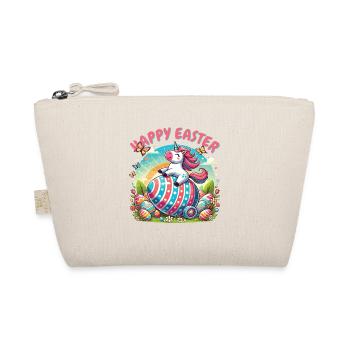 Easter Happy Easter Easter Bunny Easter Egg Spring - Organic Pouch - nature - Front