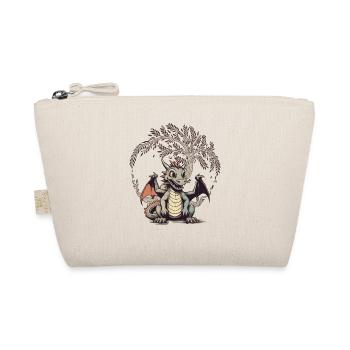 Dragon Dragon Mythical Creature Mystical Children Child - Organic Pouch - nature - Front