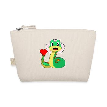 Serpent Mariée Coeur Mariage - Trousse biologique - nature - Devant
