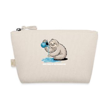 Aquarius Sloth: Do It Your Way - Organic Pouch - nature - Front