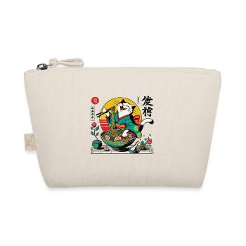 Japanese Retro Ukiyo-E Ramen Noodles Streetwear - Organic Pouch - nature - Front